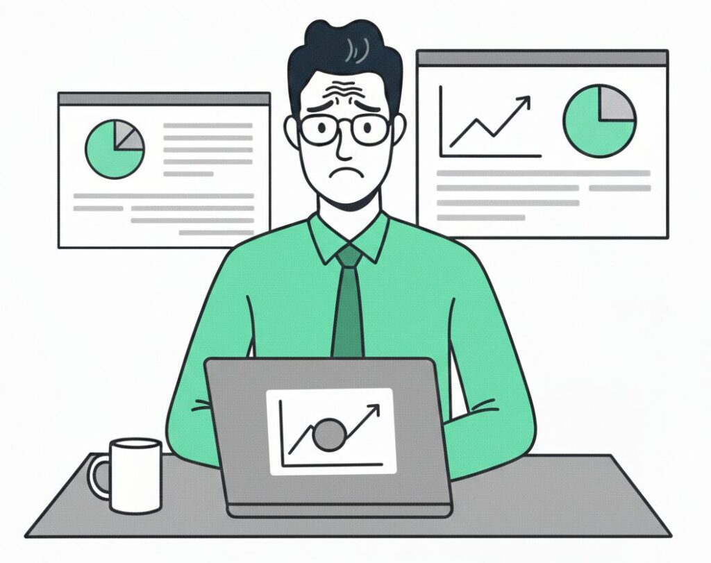 Marketer noticing conversion issues despite a complete GA4 events tracking and dashboard set-up